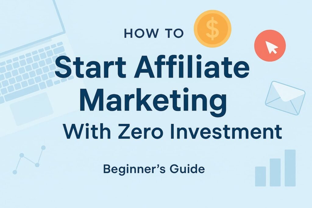 How to Start Affiliate Marketing with Zero Investment (Beginner's Step-by-Step Guide 2025)