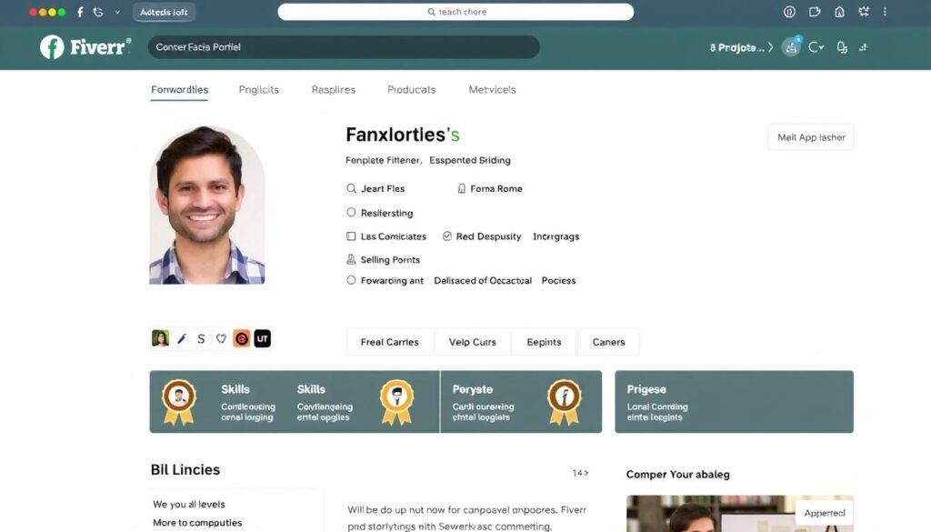 Example of an optimized Fiverr profile that helps make money with Fiverr