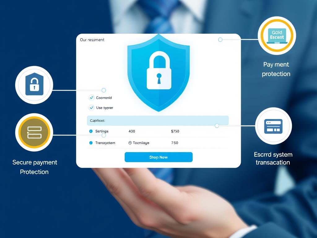 Secure payment transaction interface on Paid Online Writing Jobs